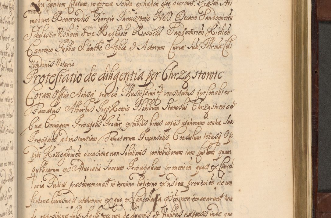 Zdjęcie nr 1332 dla obiektu archiwalnego: Acta actorum episcopalium R. D. Andreae Trzebicki ab anno 1670 ad annum 1675 mensem Martinum acticatorum Volumen V