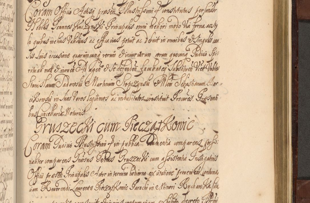 Zdjęcie nr 1330 dla obiektu archiwalnego: Acta actorum episcopalium R. D. Andreae Trzebicki ab anno 1670 ad annum 1675 mensem Martinum acticatorum Volumen V