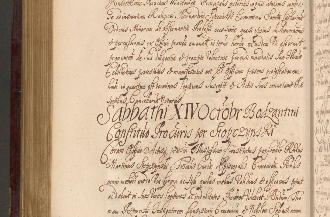 Zdjęcie nr 1323 dla obiektu archiwalnego: Acta actorum episcopalium R. D. Andreae Trzebicki ab anno 1670 ad annum 1675 mensem Martinum acticatorum Volumen V