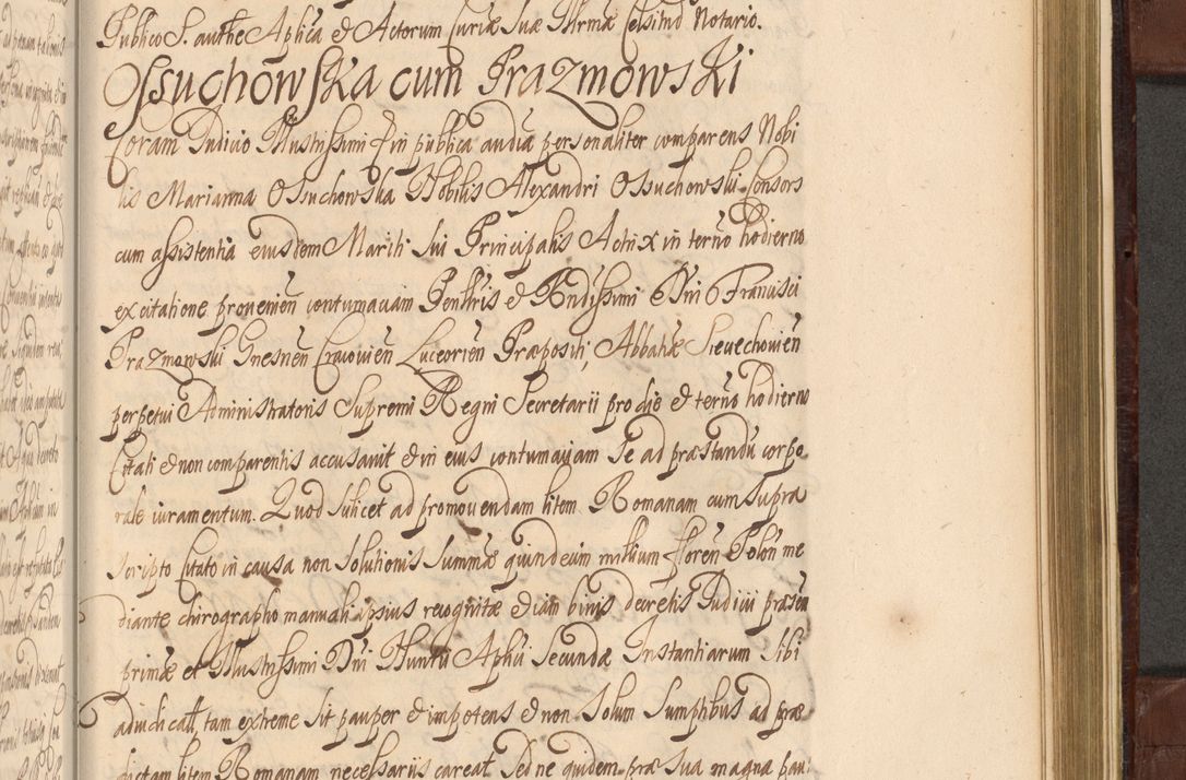 Zdjęcie nr 1312 dla obiektu archiwalnego: Acta actorum episcopalium R. D. Andreae Trzebicki ab anno 1670 ad annum 1675 mensem Martinum acticatorum Volumen V