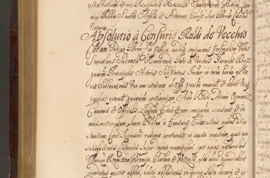 Zdjęcie nr 1309 dla obiektu archiwalnego: Acta actorum episcopalium R. D. Andreae Trzebicki ab anno 1670 ad annum 1675 mensem Martinum acticatorum Volumen V