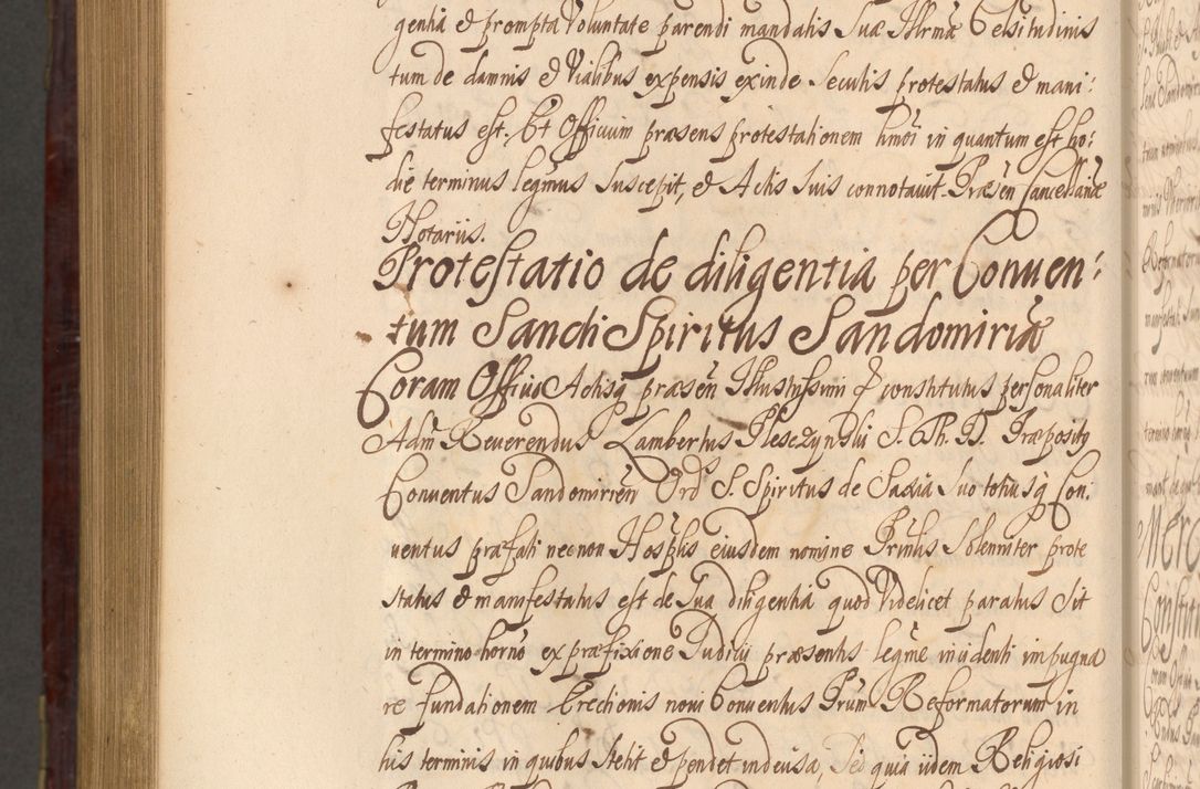 Zdjęcie nr 1303 dla obiektu archiwalnego: Acta actorum episcopalium R. D. Andreae Trzebicki ab anno 1670 ad annum 1675 mensem Martinum acticatorum Volumen V