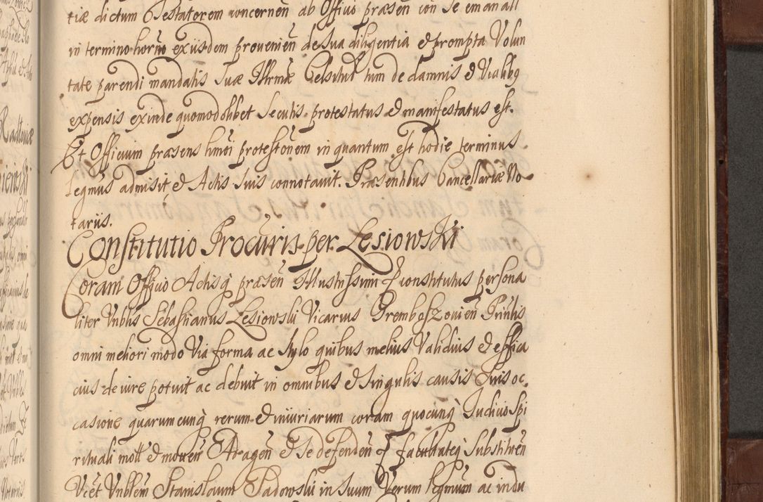 Zdjęcie nr 1302 dla obiektu archiwalnego: Acta actorum episcopalium R. D. Andreae Trzebicki ab anno 1670 ad annum 1675 mensem Martinum acticatorum Volumen V