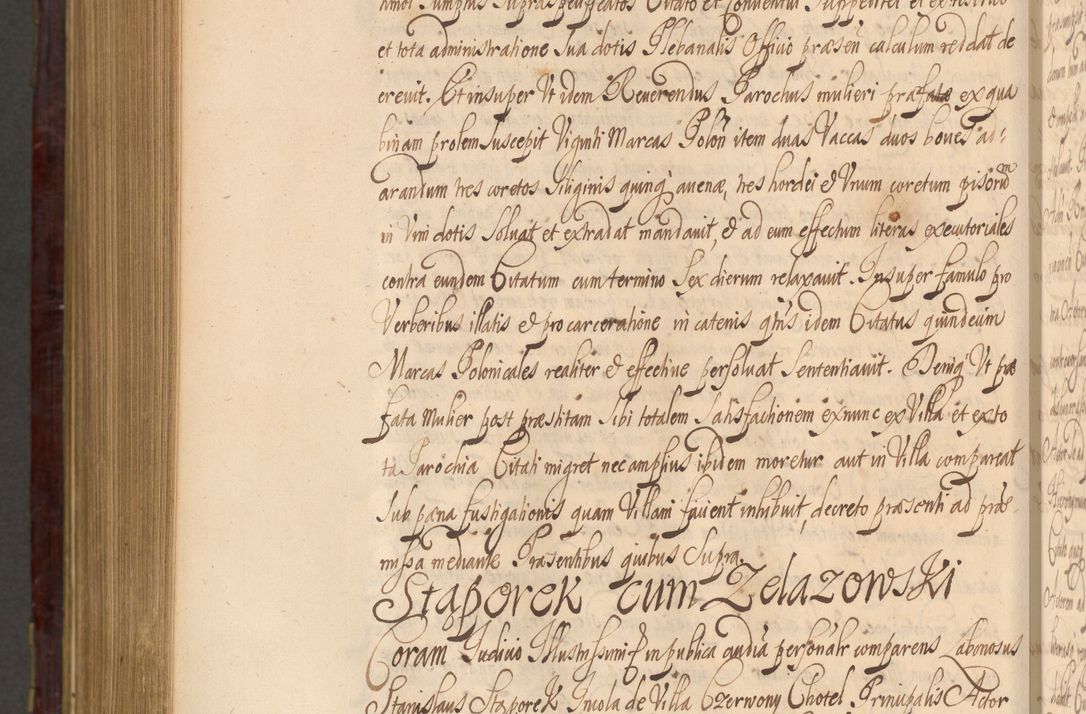 Zdjęcie nr 1297 dla obiektu archiwalnego: Acta actorum episcopalium R. D. Andreae Trzebicki ab anno 1670 ad annum 1675 mensem Martinum acticatorum Volumen V
