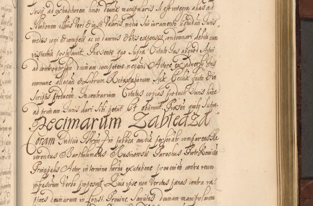 Zdjęcie nr 1284 dla obiektu archiwalnego: Acta actorum episcopalium R. D. Andreae Trzebicki ab anno 1670 ad annum 1675 mensem Martinum acticatorum Volumen V