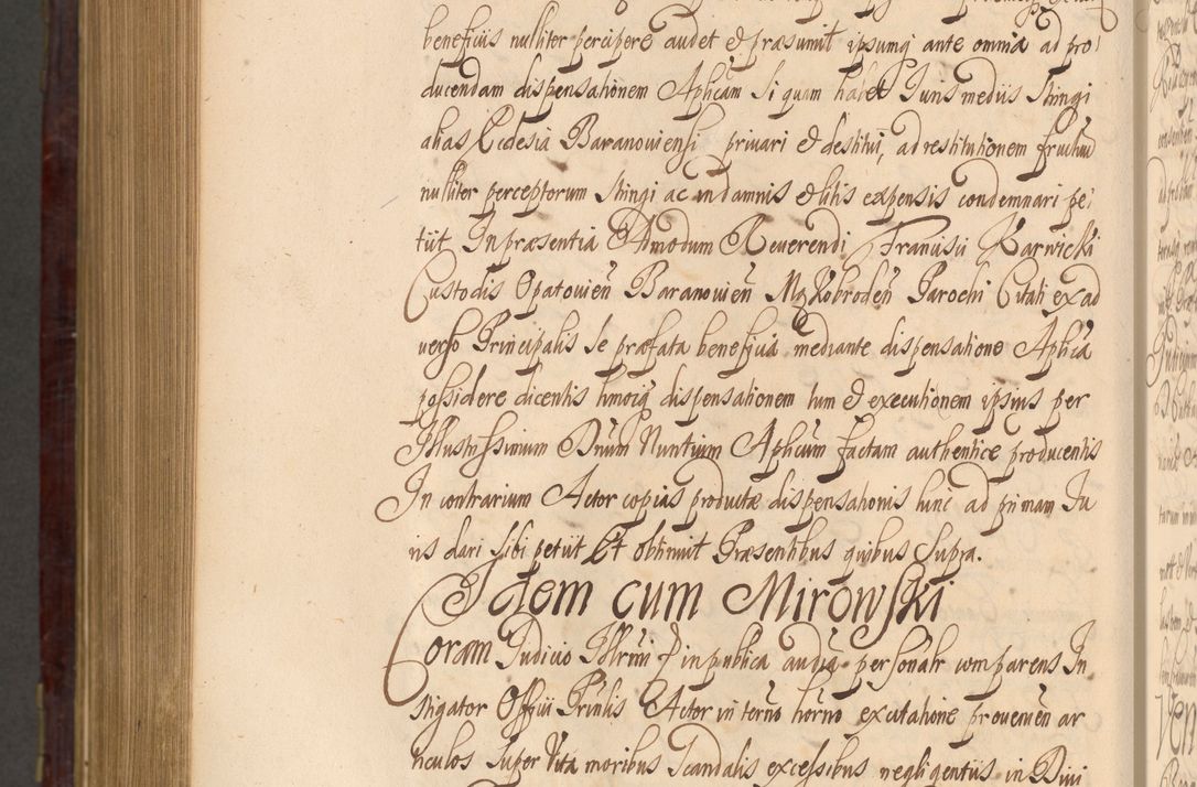 Zdjęcie nr 1279 dla obiektu archiwalnego: Acta actorum episcopalium R. D. Andreae Trzebicki ab anno 1670 ad annum 1675 mensem Martinum acticatorum Volumen V
