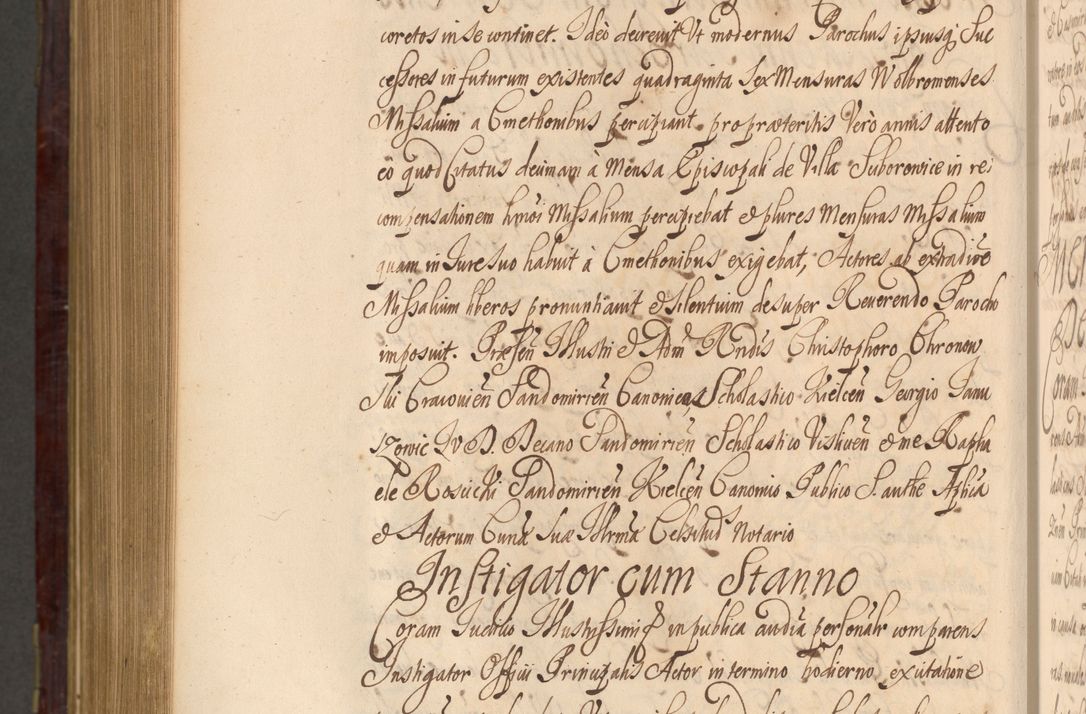 Zdjęcie nr 1273 dla obiektu archiwalnego: Acta actorum episcopalium R. D. Andreae Trzebicki ab anno 1670 ad annum 1675 mensem Martinum acticatorum Volumen V