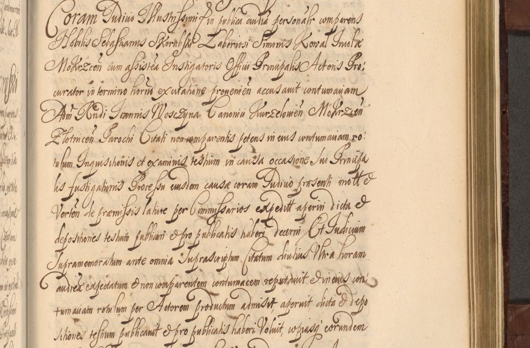Zdjęcie nr 1276 dla obiektu archiwalnego: Acta actorum episcopalium R. D. Andreae Trzebicki ab anno 1670 ad annum 1675 mensem Martinum acticatorum Volumen V