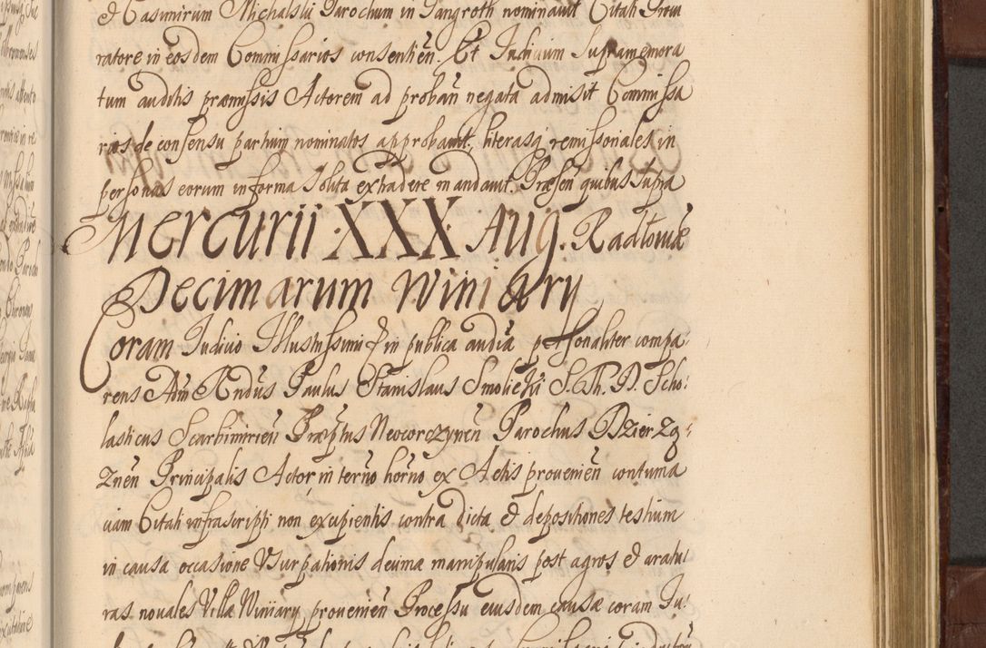 Zdjęcie nr 1274 dla obiektu archiwalnego: Acta actorum episcopalium R. D. Andreae Trzebicki ab anno 1670 ad annum 1675 mensem Martinum acticatorum Volumen V