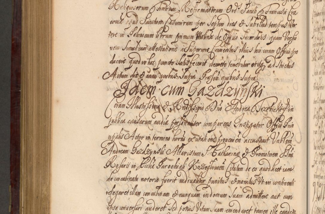 Zdjęcie nr 1269 dla obiektu archiwalnego: Acta actorum episcopalium R. D. Andreae Trzebicki ab anno 1670 ad annum 1675 mensem Martinum acticatorum Volumen V