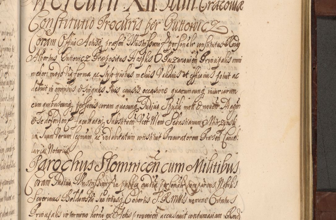 Zdjęcie nr 1254 dla obiektu archiwalnego: Acta actorum episcopalium R. D. Andreae Trzebicki ab anno 1670 ad annum 1675 mensem Martinum acticatorum Volumen V