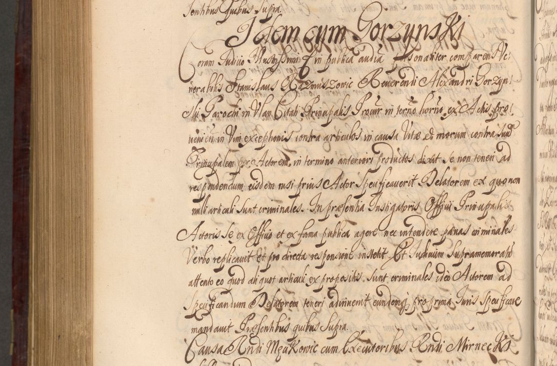 Zdjęcie nr 1245 dla obiektu archiwalnego: Acta actorum episcopalium R. D. Andreae Trzebicki ab anno 1670 ad annum 1675 mensem Martinum acticatorum Volumen V