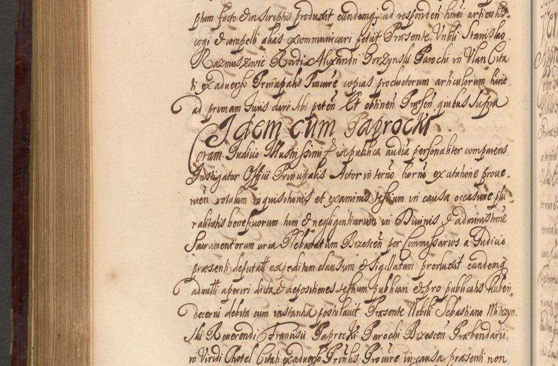 Zdjęcie nr 1237 dla obiektu archiwalnego: Acta actorum episcopalium R. D. Andreae Trzebicki ab anno 1670 ad annum 1675 mensem Martinum acticatorum Volumen V