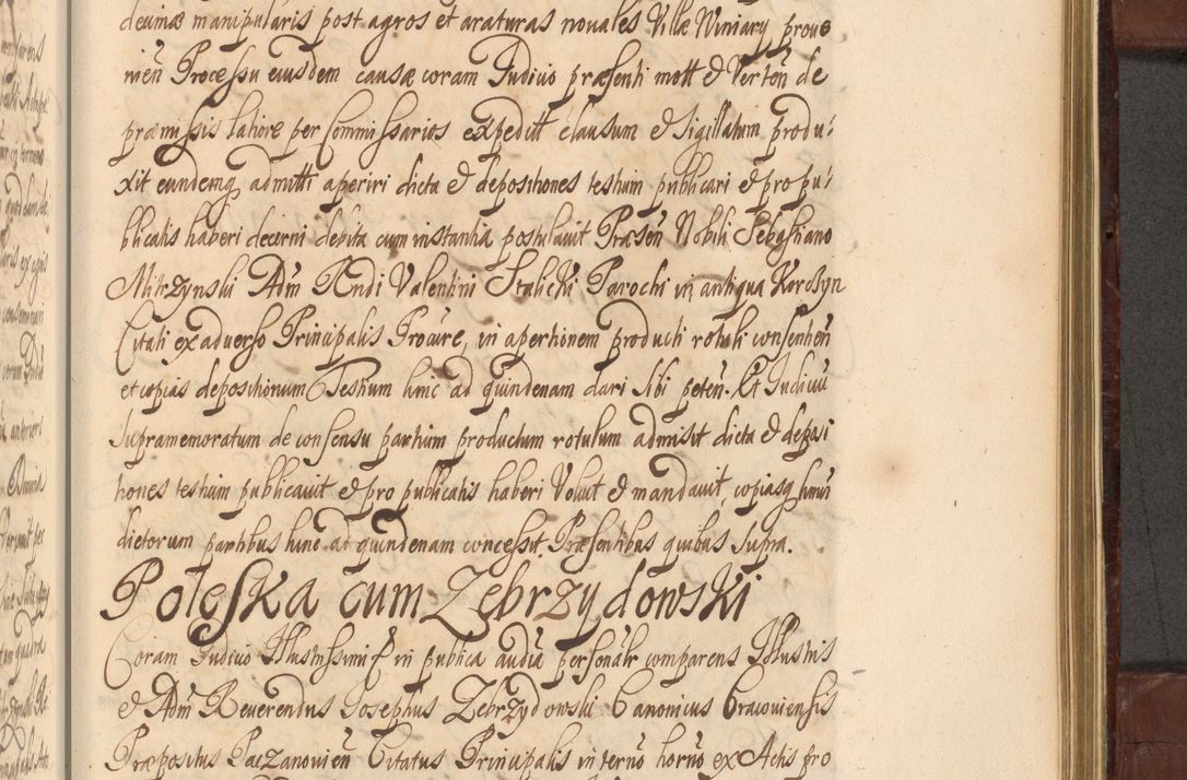 Zdjęcie nr 1240 dla obiektu archiwalnego: Acta actorum episcopalium R. D. Andreae Trzebicki ab anno 1670 ad annum 1675 mensem Martinum acticatorum Volumen V