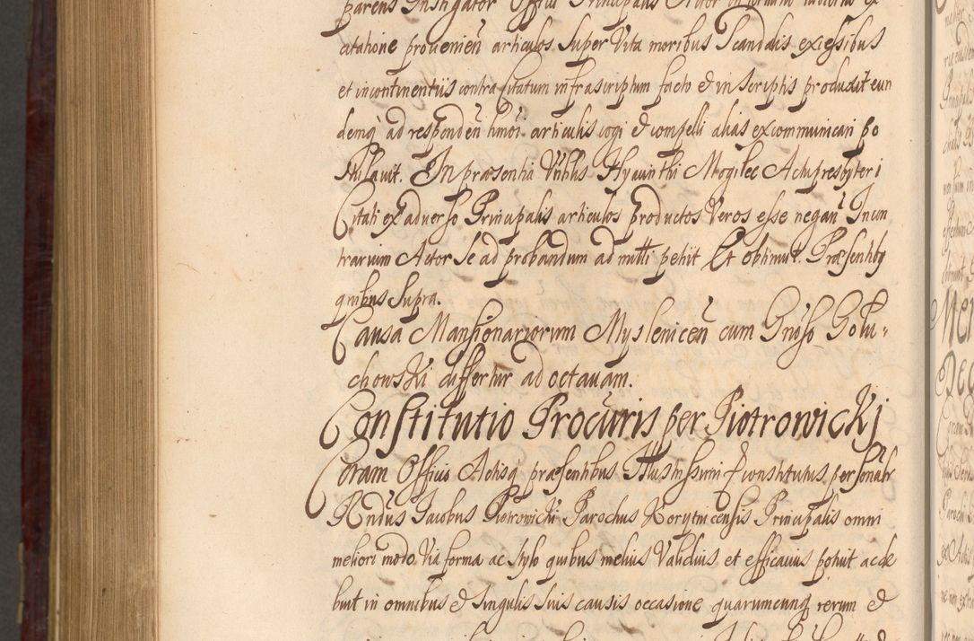 Zdjęcie nr 1227 dla obiektu archiwalnego: Acta actorum episcopalium R. D. Andreae Trzebicki ab anno 1670 ad annum 1675 mensem Martinum acticatorum Volumen V