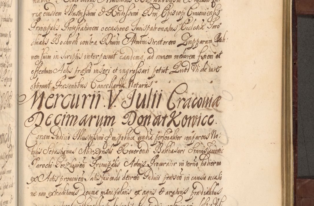 Zdjęcie nr 1228 dla obiektu archiwalnego: Acta actorum episcopalium R. D. Andreae Trzebicki ab anno 1670 ad annum 1675 mensem Martinum acticatorum Volumen V