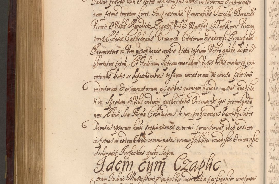 Zdjęcie nr 1213 dla obiektu archiwalnego: Acta actorum episcopalium R. D. Andreae Trzebicki ab anno 1670 ad annum 1675 mensem Martinum acticatorum Volumen V