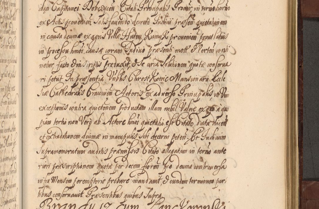 Zdjęcie nr 1208 dla obiektu archiwalnego: Acta actorum episcopalium R. D. Andreae Trzebicki ab anno 1670 ad annum 1675 mensem Martinum acticatorum Volumen V