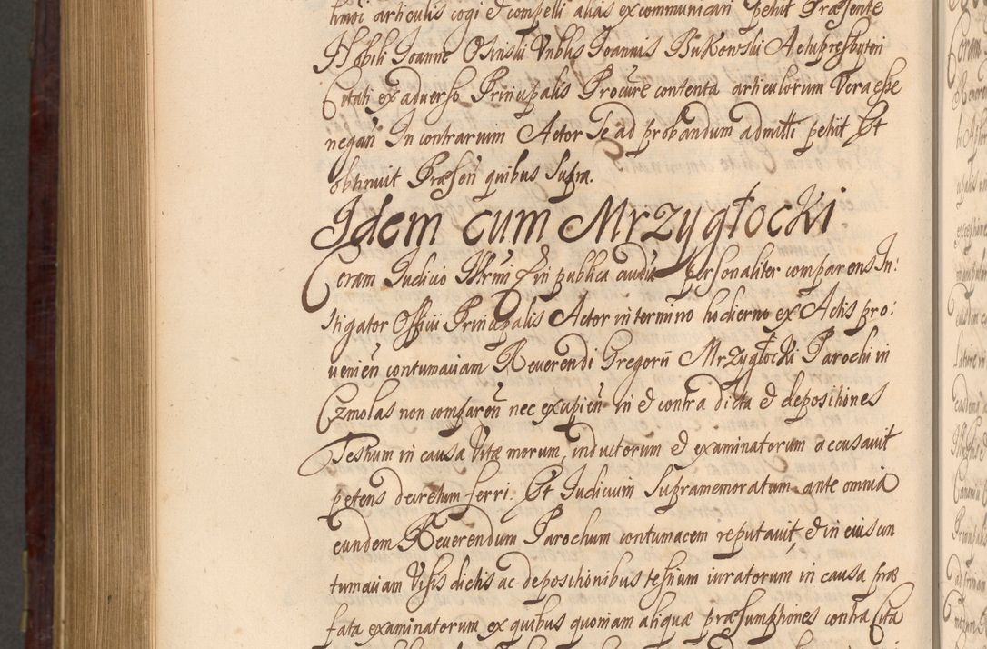 Zdjęcie nr 1193 dla obiektu archiwalnego: Acta actorum episcopalium R. D. Andreae Trzebicki ab anno 1670 ad annum 1675 mensem Martinum acticatorum Volumen V