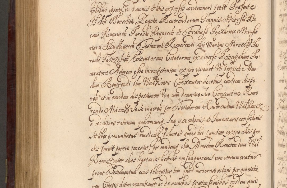 Zdjęcie nr 1189 dla obiektu archiwalnego: Acta actorum episcopalium R. D. Andreae Trzebicki ab anno 1670 ad annum 1675 mensem Martinum acticatorum Volumen V