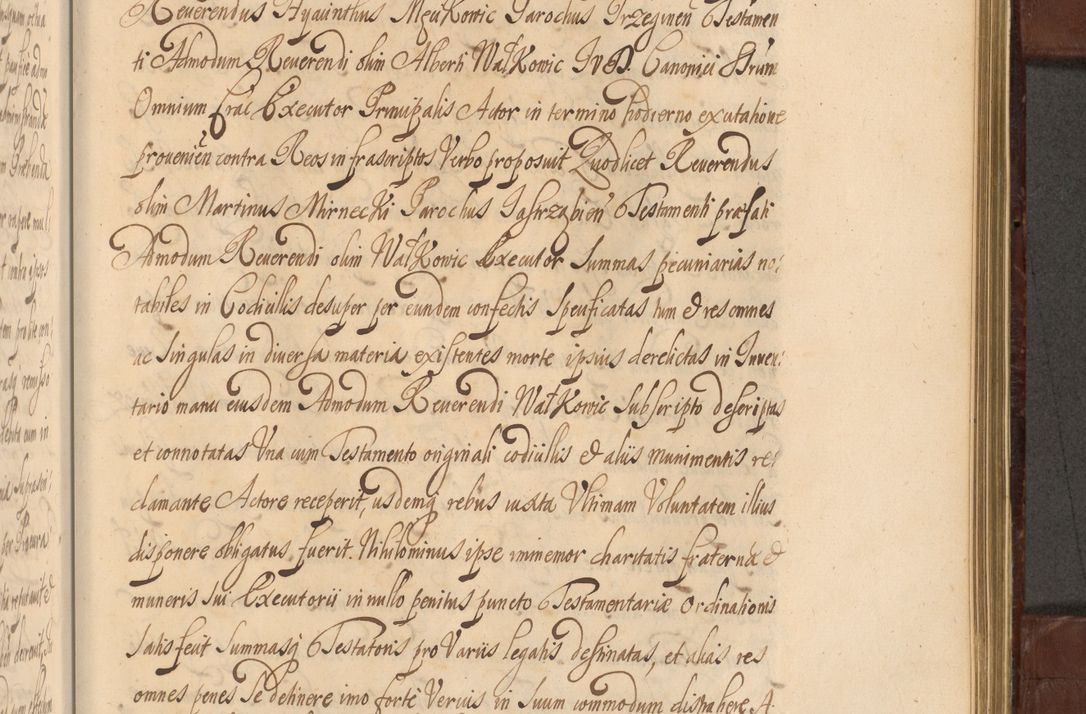 Zdjęcie nr 1188 dla obiektu archiwalnego: Acta actorum episcopalium R. D. Andreae Trzebicki ab anno 1670 ad annum 1675 mensem Martinum acticatorum Volumen V