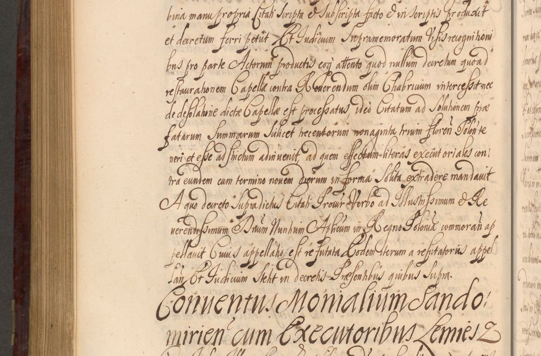 Zdjęcie nr 1183 dla obiektu archiwalnego: Acta actorum episcopalium R. D. Andreae Trzebicki ab anno 1670 ad annum 1675 mensem Martinum acticatorum Volumen V