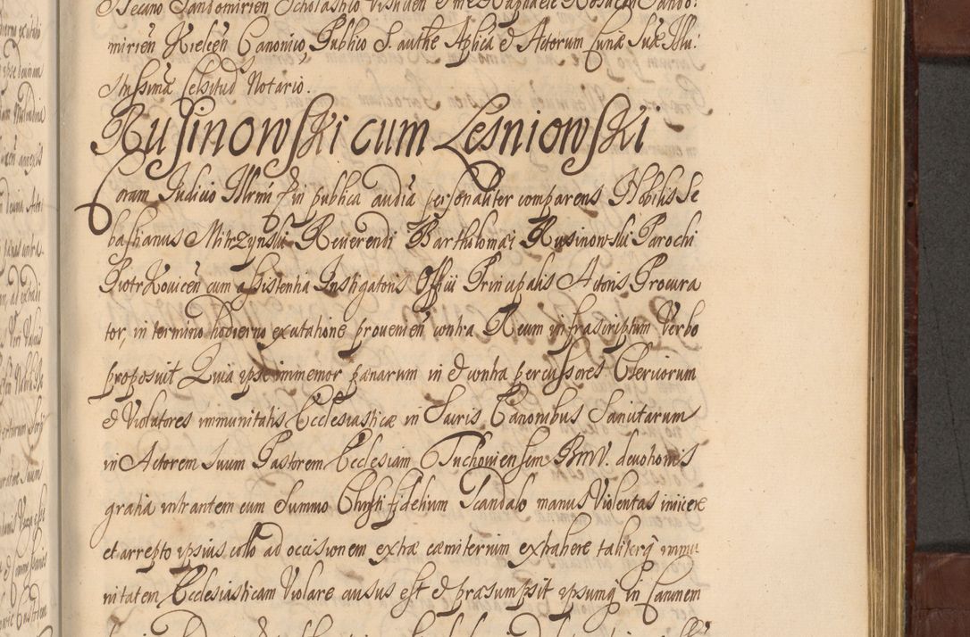 Zdjęcie nr 1166 dla obiektu archiwalnego: Acta actorum episcopalium R. D. Andreae Trzebicki ab anno 1670 ad annum 1675 mensem Martinum acticatorum Volumen V