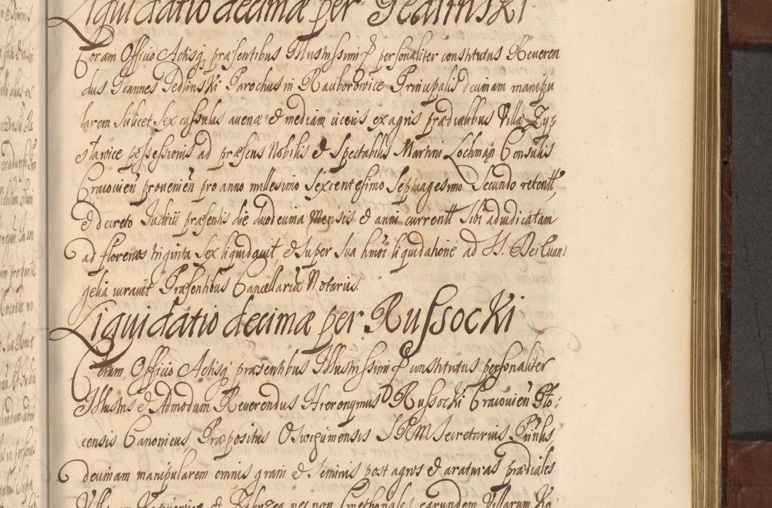 Zdjęcie nr 1164 dla obiektu archiwalnego: Acta actorum episcopalium R. D. Andreae Trzebicki ab anno 1670 ad annum 1675 mensem Martinum acticatorum Volumen V