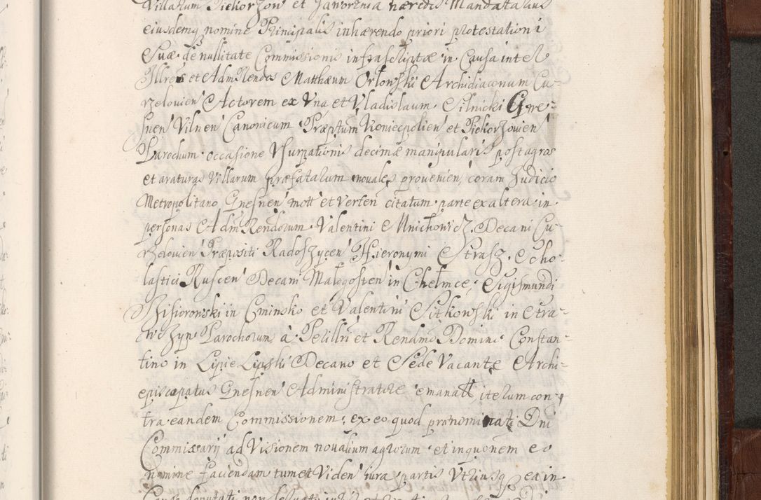 Zdjęcie nr 1556 dla obiektu archiwalnego: Acta actorum episcopalium R. D. Andreae Trzebicki ab anno 1670 ad annum 1675 mensem Martinum acticatorum Volumen V