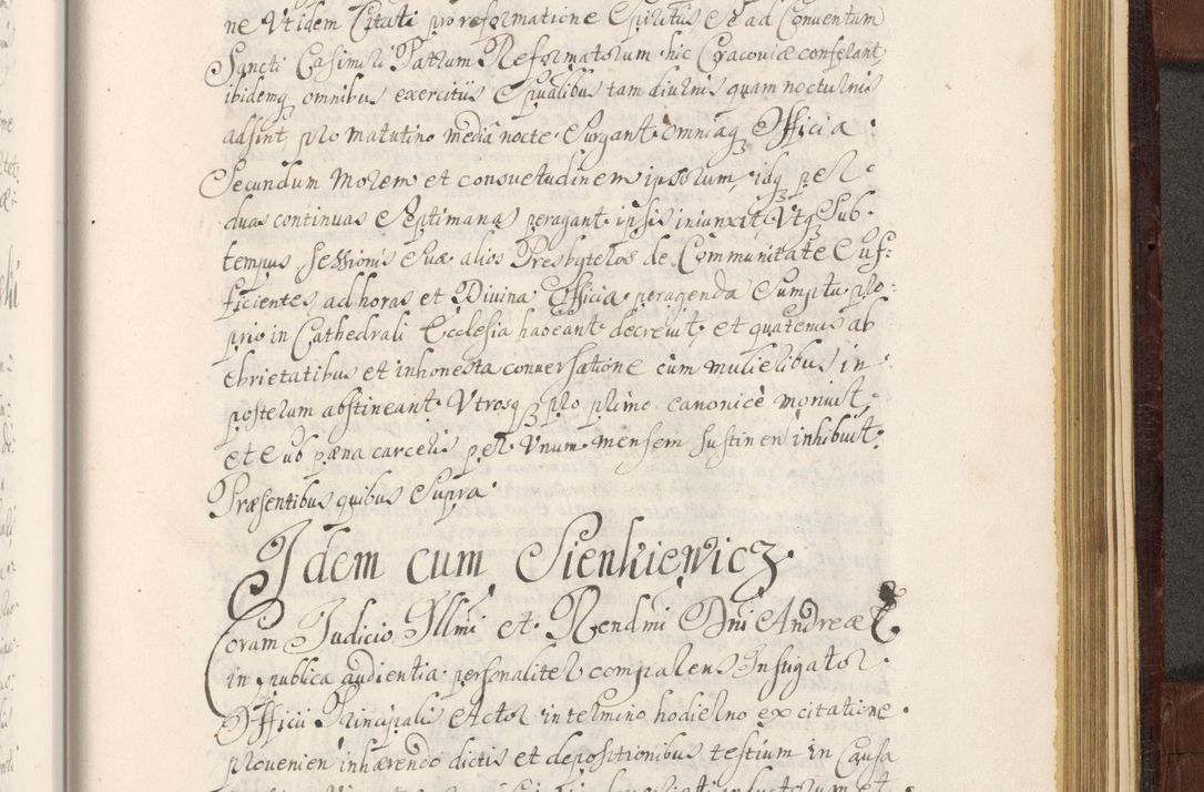 Zdjęcie nr 1548 dla obiektu archiwalnego: Acta actorum episcopalium R. D. Andreae Trzebicki ab anno 1670 ad annum 1675 mensem Martinum acticatorum Volumen V