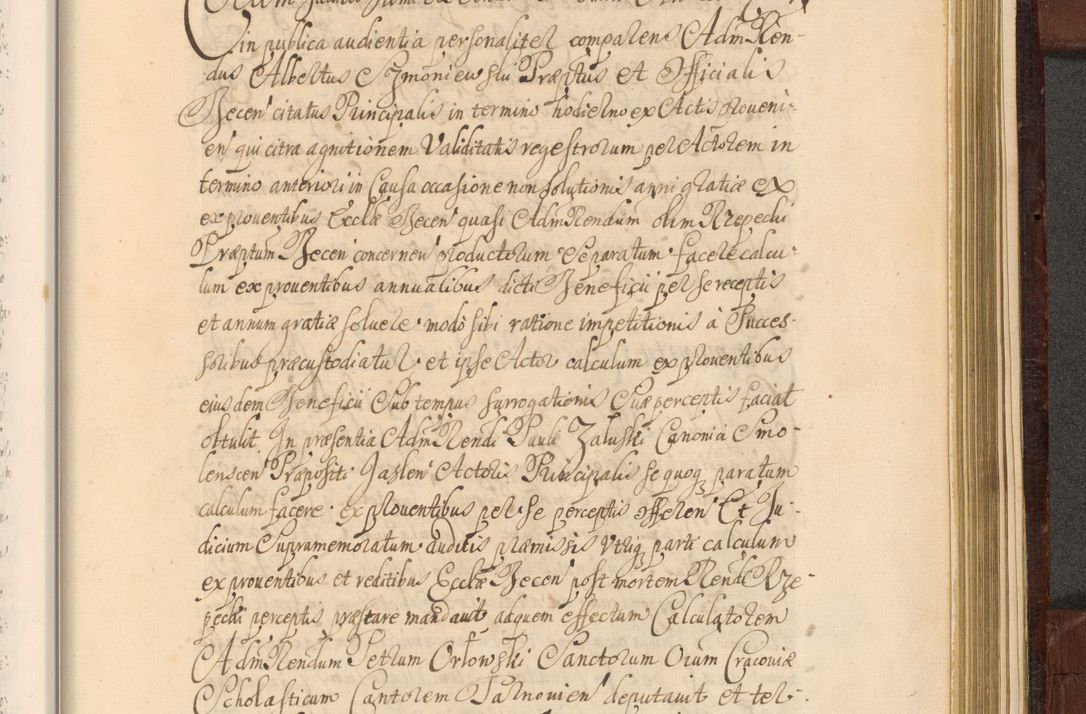 Zdjęcie nr 1542 dla obiektu archiwalnego: Acta actorum episcopalium R. D. Andreae Trzebicki ab anno 1670 ad annum 1675 mensem Martinum acticatorum Volumen V