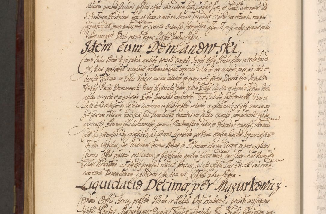 Zdjęcie nr 1539 dla obiektu archiwalnego: Acta actorum episcopalium R. D. Andreae Trzebicki ab anno 1670 ad annum 1675 mensem Martinum acticatorum Volumen V