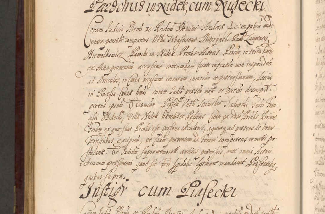 Zdjęcie nr 1537 dla obiektu archiwalnego: Acta actorum episcopalium R. D. Andreae Trzebicki ab anno 1670 ad annum 1675 mensem Martinum acticatorum Volumen V