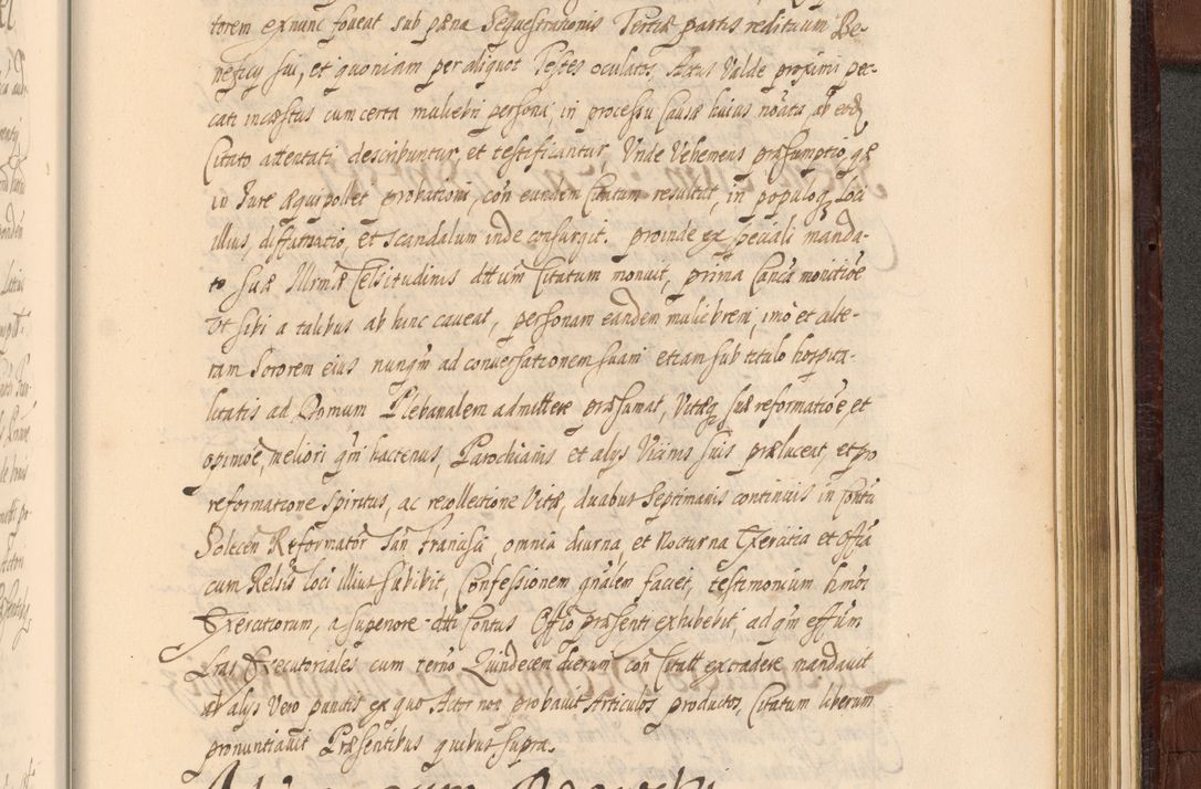 Zdjęcie nr 1538 dla obiektu archiwalnego: Acta actorum episcopalium R. D. Andreae Trzebicki ab anno 1670 ad annum 1675 mensem Martinum acticatorum Volumen V