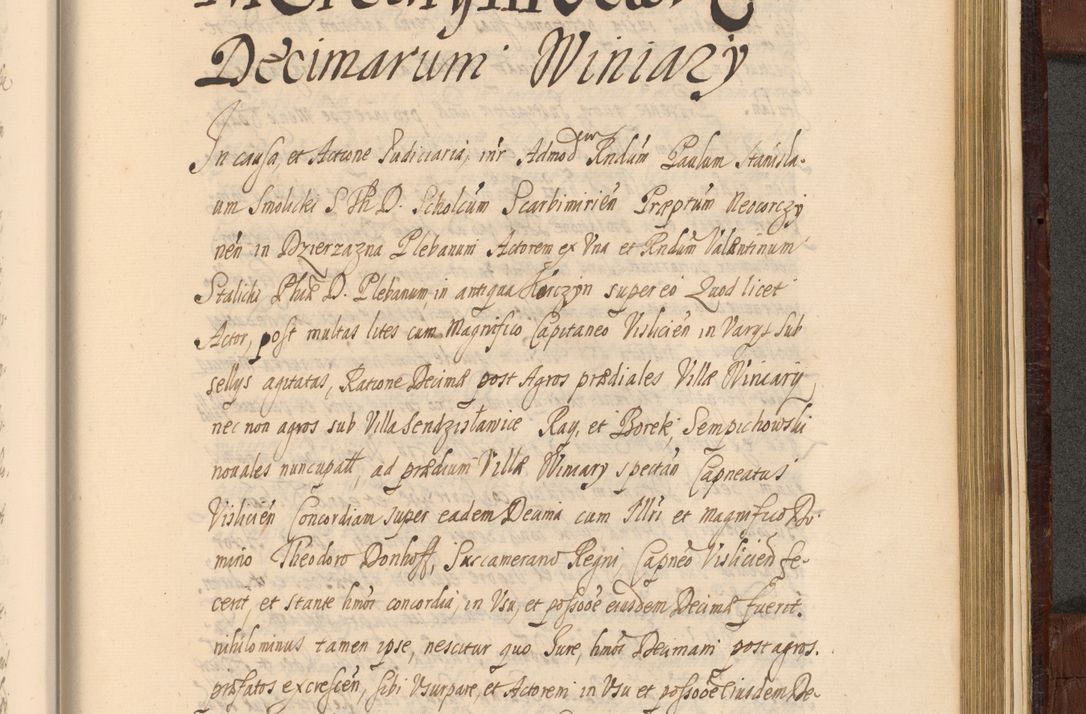 Zdjęcie nr 1518 dla obiektu archiwalnego: Acta actorum episcopalium R. D. Andreae Trzebicki ab anno 1670 ad annum 1675 mensem Martinum acticatorum Volumen V