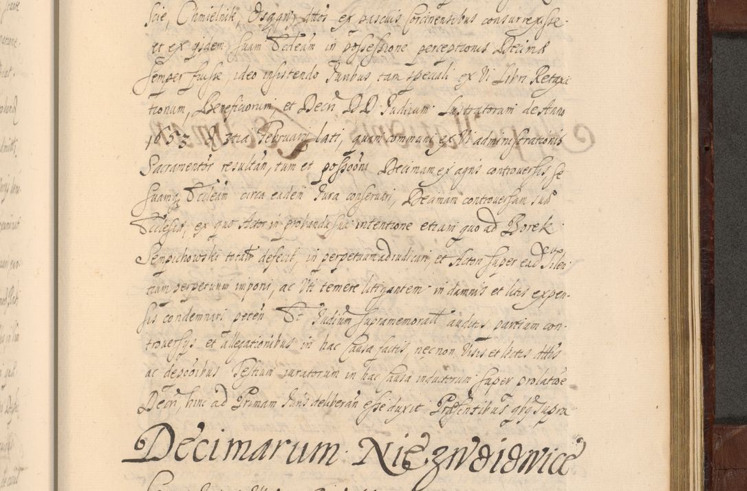 Zdjęcie nr 1510 dla obiektu archiwalnego: Acta actorum episcopalium R. D. Andreae Trzebicki ab anno 1670 ad annum 1675 mensem Martinum acticatorum Volumen V