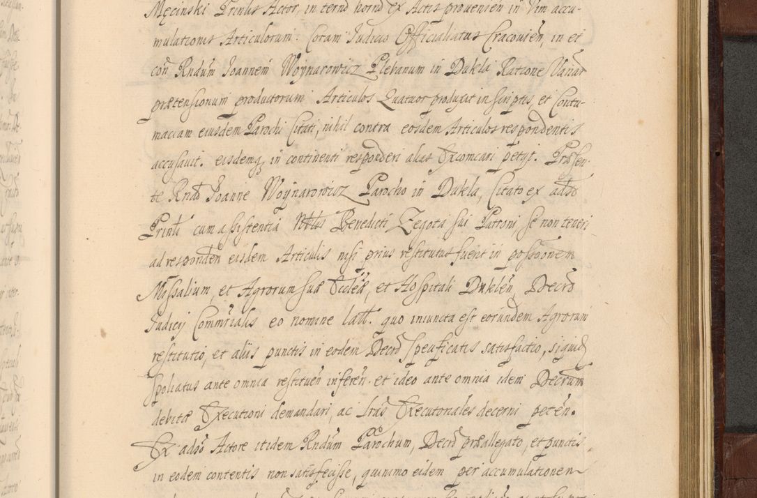 Zdjęcie nr 1506 dla obiektu archiwalnego: Acta actorum episcopalium R. D. Andreae Trzebicki ab anno 1670 ad annum 1675 mensem Martinum acticatorum Volumen V