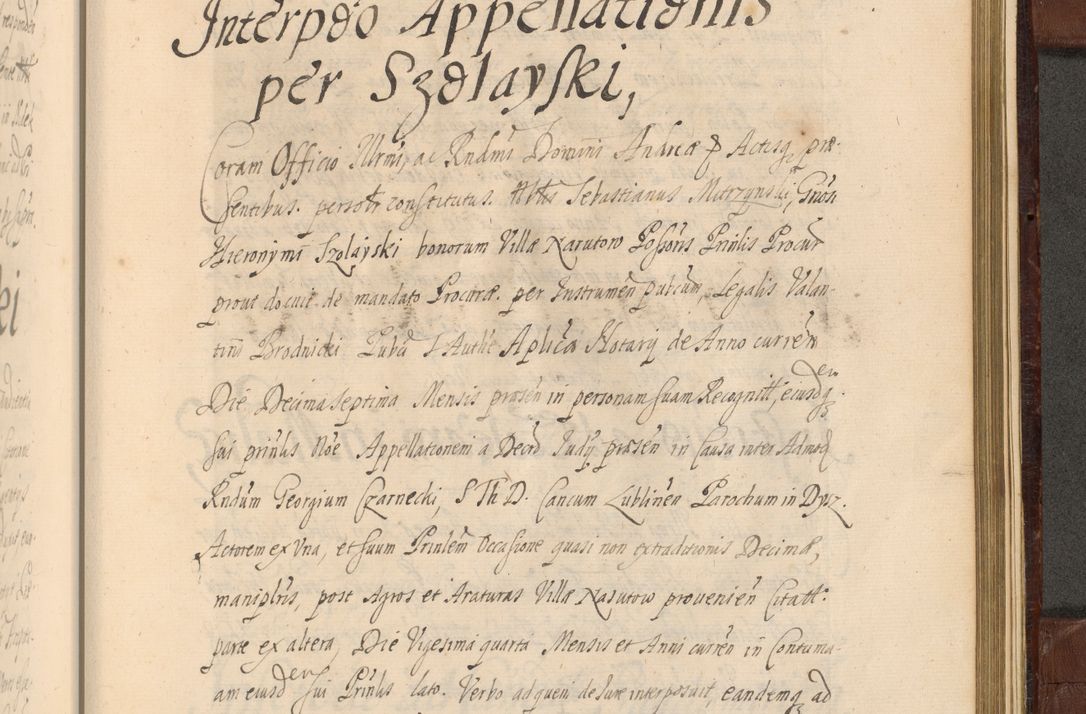 Zdjęcie nr 1500 dla obiektu archiwalnego: Acta actorum episcopalium R. D. Andreae Trzebicki ab anno 1670 ad annum 1675 mensem Martinum acticatorum Volumen V