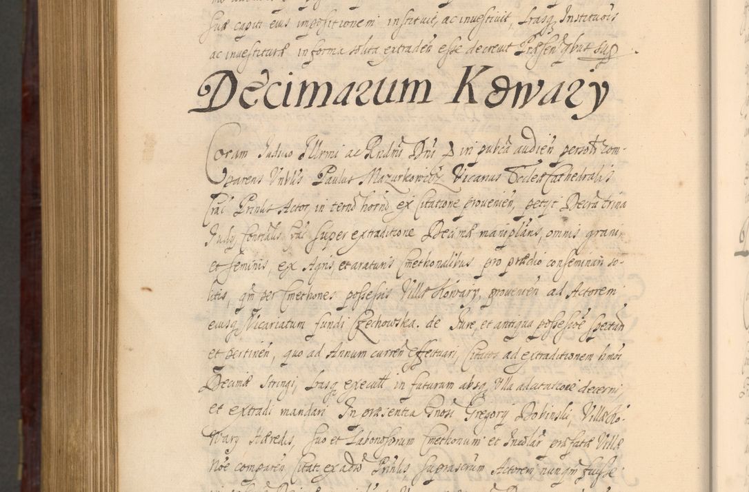Zdjęcie nr 1503 dla obiektu archiwalnego: Acta actorum episcopalium R. D. Andreae Trzebicki ab anno 1670 ad annum 1675 mensem Martinum acticatorum Volumen V