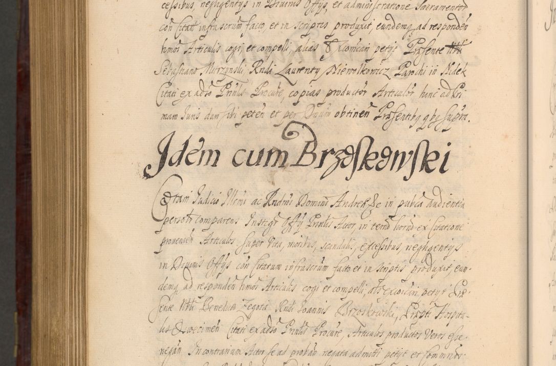 Zdjęcie nr 1499 dla obiektu archiwalnego: Acta actorum episcopalium R. D. Andreae Trzebicki ab anno 1670 ad annum 1675 mensem Martinum acticatorum Volumen V