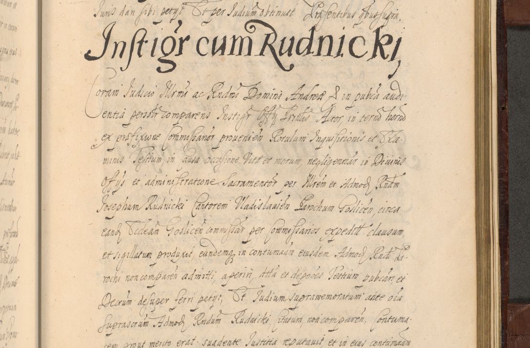 Zdjęcie nr 1498 dla obiektu archiwalnego: Acta actorum episcopalium R. D. Andreae Trzebicki ab anno 1670 ad annum 1675 mensem Martinum acticatorum Volumen V