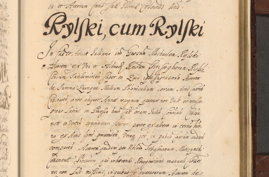 Zdjęcie nr 1488 dla obiektu archiwalnego: Acta actorum episcopalium R. D. Andreae Trzebicki ab anno 1670 ad annum 1675 mensem Martinum acticatorum Volumen V