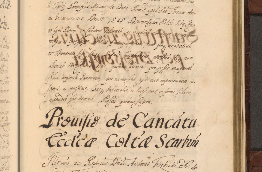 Zdjęcie nr 1484 dla obiektu archiwalnego: Acta actorum episcopalium R. D. Andreae Trzebicki ab anno 1670 ad annum 1675 mensem Martinum acticatorum Volumen V