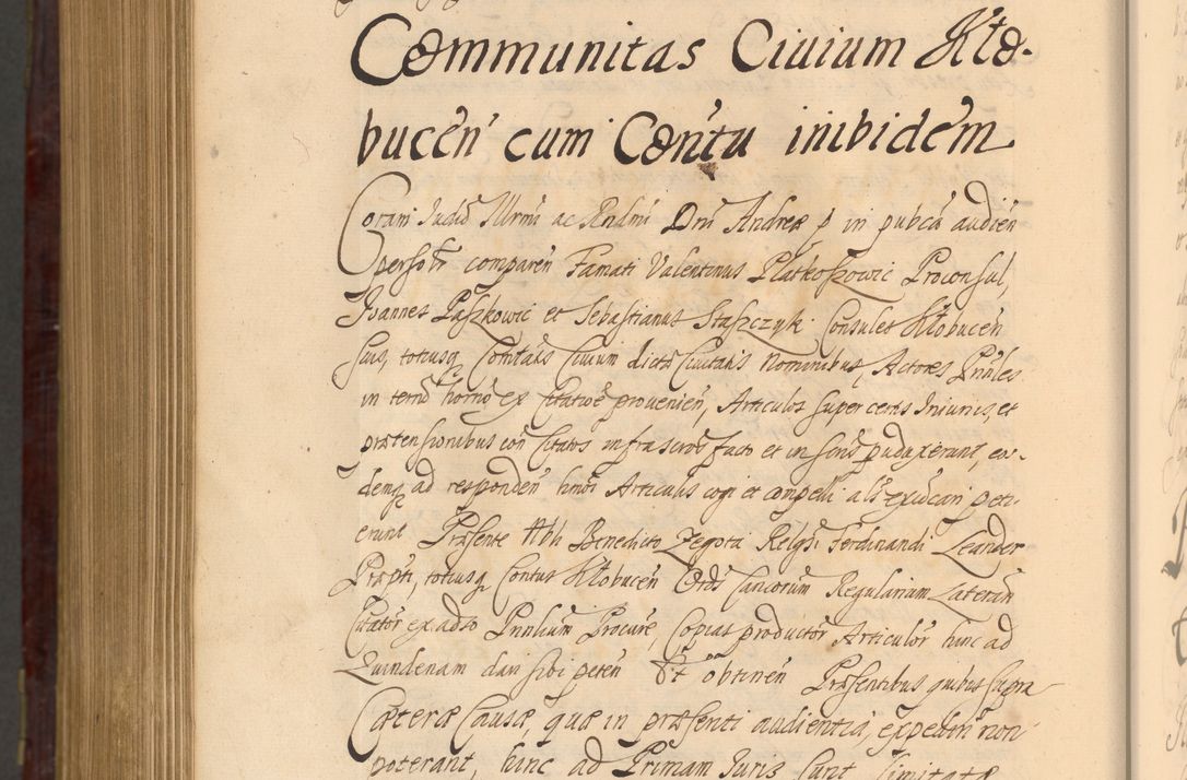 Zdjęcie nr 1483 dla obiektu archiwalnego: Acta actorum episcopalium R. D. Andreae Trzebicki ab anno 1670 ad annum 1675 mensem Martinum acticatorum Volumen V