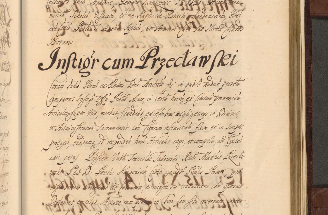 Zdjęcie nr 1464 dla obiektu archiwalnego: Acta actorum episcopalium R. D. Andreae Trzebicki ab anno 1670 ad annum 1675 mensem Martinum acticatorum Volumen V
