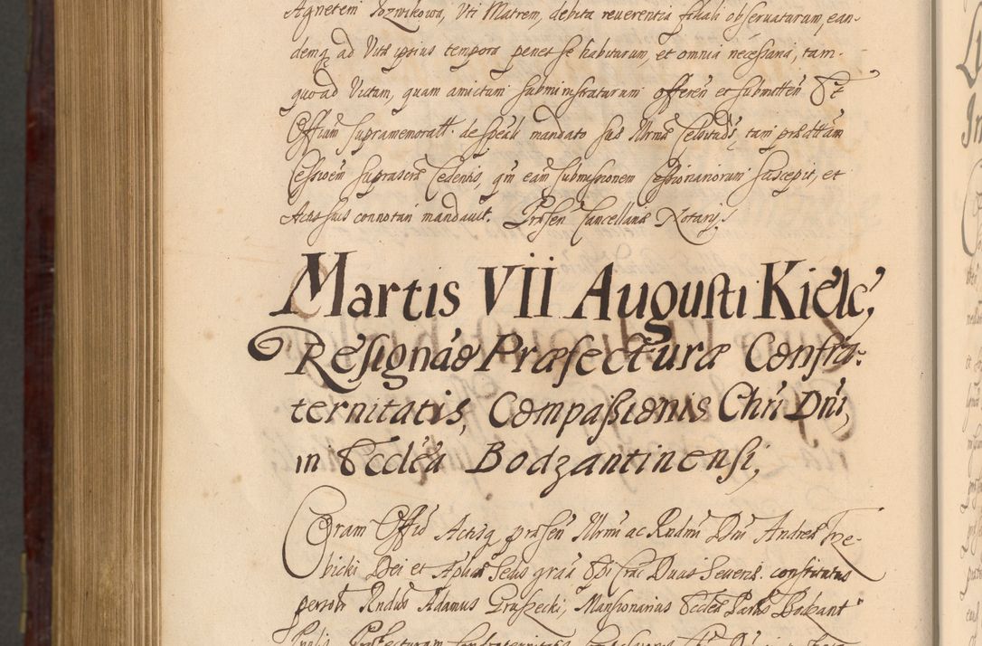 Zdjęcie nr 1461 dla obiektu archiwalnego: Acta actorum episcopalium R. D. Andreae Trzebicki ab anno 1670 ad annum 1675 mensem Martinum acticatorum Volumen V
