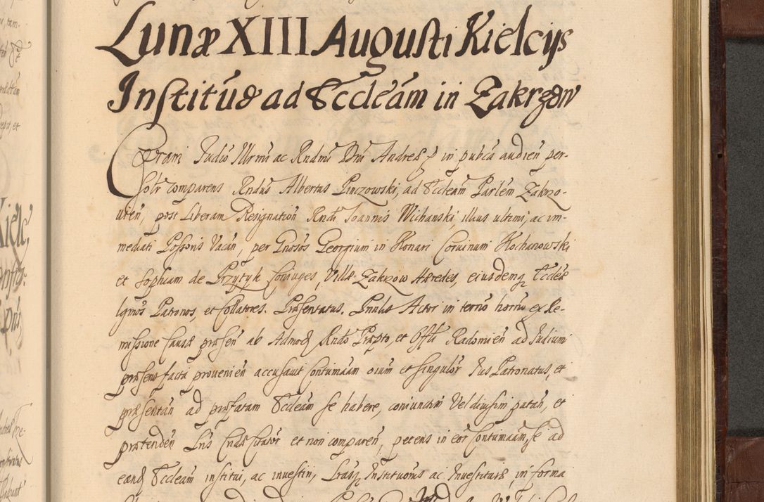 Zdjęcie nr 1462 dla obiektu archiwalnego: Acta actorum episcopalium R. D. Andreae Trzebicki ab anno 1670 ad annum 1675 mensem Martinum acticatorum Volumen V