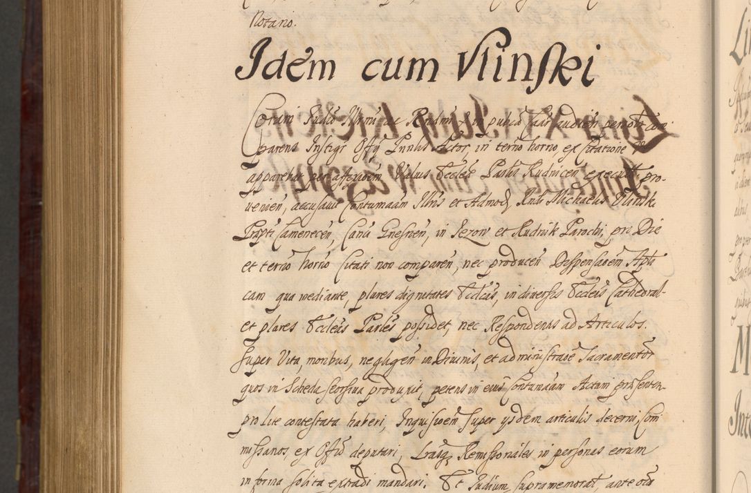Zdjęcie nr 1455 dla obiektu archiwalnego: Acta actorum episcopalium R. D. Andreae Trzebicki ab anno 1670 ad annum 1675 mensem Martinum acticatorum Volumen V