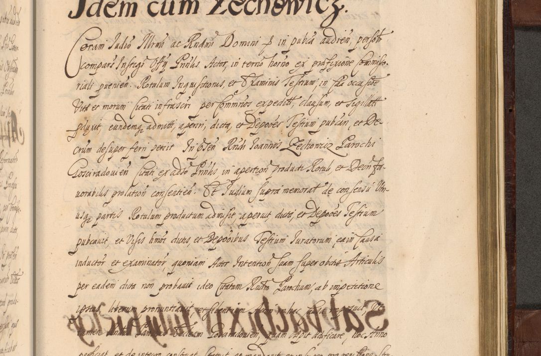 Zdjęcie nr 1452 dla obiektu archiwalnego: Acta actorum episcopalium R. D. Andreae Trzebicki ab anno 1670 ad annum 1675 mensem Martinum acticatorum Volumen V