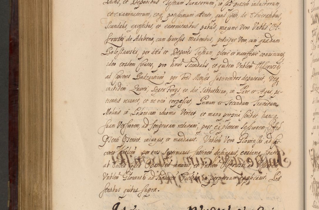 Zdjęcie nr 1447 dla obiektu archiwalnego: Acta actorum episcopalium R. D. Andreae Trzebicki ab anno 1670 ad annum 1675 mensem Martinum acticatorum Volumen V